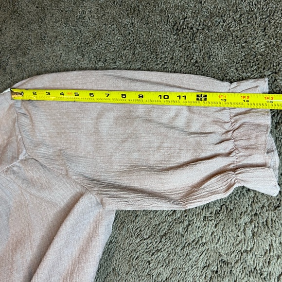 Anthropologie Hayden women's blush short sleeve top size large - Picture 13 of 13